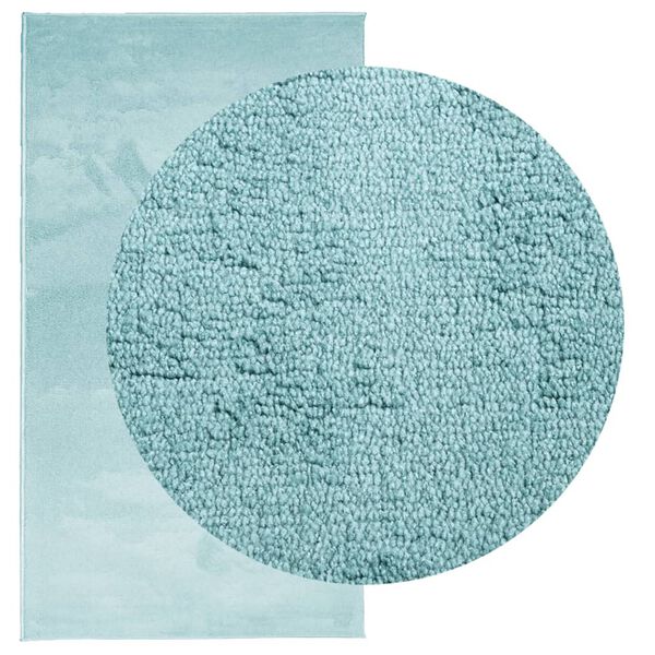 vidaXL Rug Green Polyester 23.6x43.3 in Rug Rectangular Modern