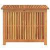 vidaXL Garden Storage Box Natural Wood Solid Acacia Wood 29.5x29.5x22.8 in