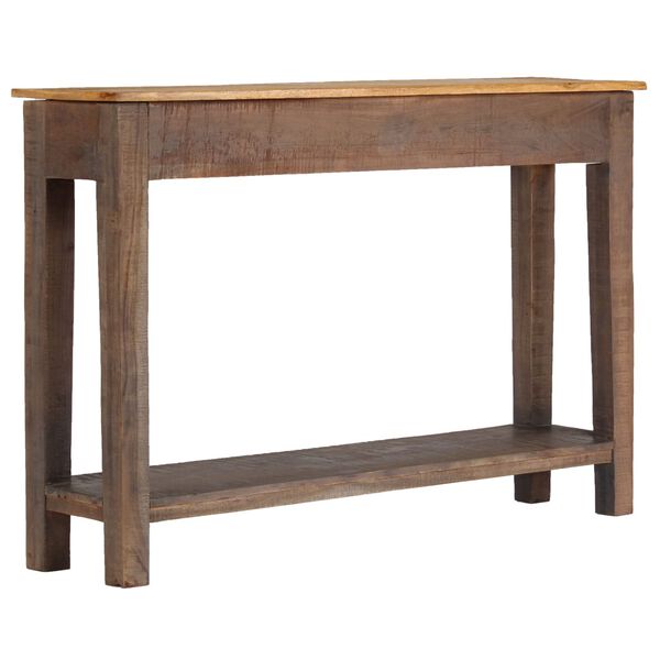 vidaXL Console Table Multicolor Solid wood 46.5x11.8x31.5 in