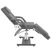 vidaXL Treatment Chair Grey Faux Leather (100% PVC), Iron Large