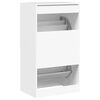 vidaXL Shoe Cabinet White Engineered wood Medium Shoe Cabinet