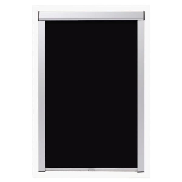 vidaXL Blackout Roller Blind Black CK02