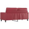 vidaXL 2-seater Sofa Wine Red