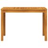 vidaXL Dining Table Natural Brown Solid Acacia Wood Medium