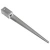 vidaXL Ground Spikes 6 pcs Silver 2.8x2.8x29.5" Galvanised Steel