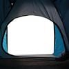 vidaXL Camping Tent Dome 4-Person Blue Waterproof