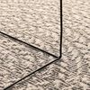 vidaXL Rug Cream Polypropylene 63x90.6 in UV-resistant materials Rug