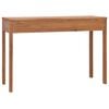 vidaXL Office Desk Warm Natural Solid Teak Wood 43.3 x 15.7 x 29.5 in