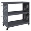 vidaXL Tool Trolley Anthracite 75 x 35 x 73 cm Cold-rolled Steel