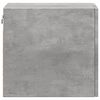 vidaXL Wall Cabinet Concrete gray Engineered wood