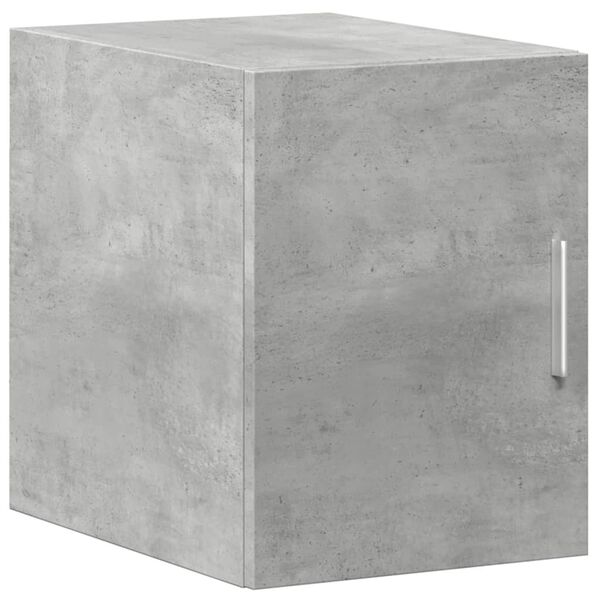 vidaXL Wall Cabinet Concrete gray Engineered wood