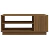 vidaXL Coffee Table Brown oak Engineered wood 40.2 x 21.7 x 16.9 in