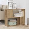 vidaXL Book Cabinet Artisan oak Engineered wood Medium Book Cabinet