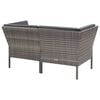 vidaXL Garden Lounge Set Grey