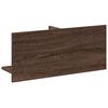 vidaXL Wall Cabinet Brown Oak Engineered Wood Medium Wall Cabinet