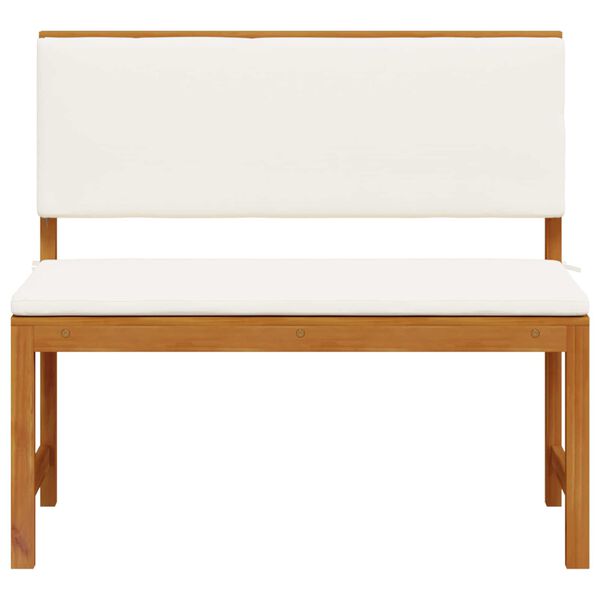 vidaXL Garden Chair Brown 39.37 x 19.69 x 35.83 in Solid Acacia wood