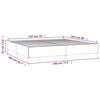 vidaXL Bed Frame Light Gray