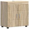 vidaXL Bathroom Furniture Set TULUM Sonoma Oak Engineered Wood