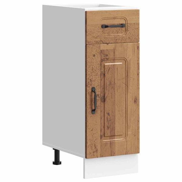 vidaXL Kitchen Base Cabinet Old wood Engineered wood Medium