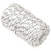 vidaXL Braided Boat Rope White 0.08 "x820.2 ' Polyester