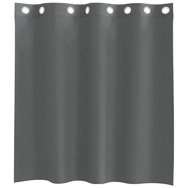 vidaXL Voile Curtains with Grommets 2 pcs Dark Grey 55.1x55.1"