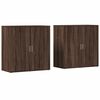 vidaXL Sideboard Brown Oak Engineered Wood Medium Modern Sideboard