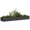 vidaXL Planter Black Cold-rolled steel Large Durable Planter