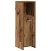 vidaXL Bathroom Furniture Set Old wood Engineered wood, glass Medium