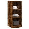 vidaXL Wardrobe Smoked Oak Engineered Wood Compact Wardrobe