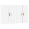 vidaXL Wall Mounted Cabinet Set of 2 White Engineered wood