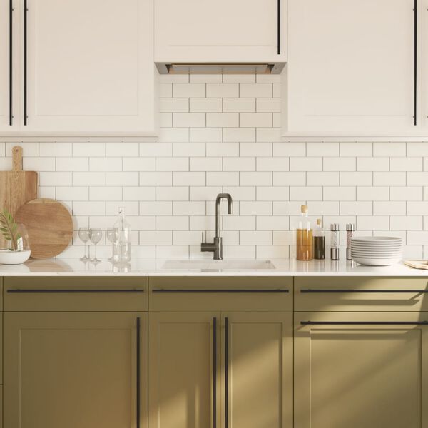 vidaXL Cabinet Handle Set of 20 Black