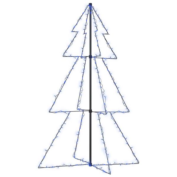 vidaXL Christmas Cone Tree 200 LEDs Indoor and Outdoor 3x5 ft