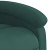 vidaXL Electric Massage Recliner Chair Dark Green Velvet Large
