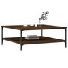 vidaXL Coffee Table Brown Oak Engineered Wood Large Coffee Table