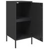 vidaXL Sideboard Black Cold-rolled steel 14.2x15.4x31.1 in Sideboard
