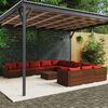 vidaXL Garden Lounge Set Brown