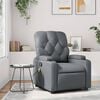 vidaXL Massage Recliner Chair Grey