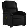 vidaXL Electric Stand Up Massage Recliner Chair Black