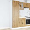 vidaXL Kitchen Cupboard Artisan Oak Engineered Wood Tall Adjustable Feet