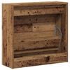 vidaXL Shoe Cabinet Old Wood 23.62 x 8.27 x 22.44 in Engineered Wood