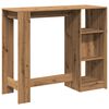 vidaXL Bar Table Artisan Oak Engineered Wood Large Bar Table