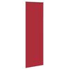 vidaXL Roller Blind Red 100% polyester, Aluminum 27.6 x 90.6 in