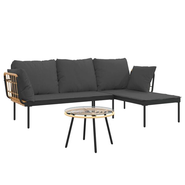 vidaXL Garden Lounge Set Anthracite