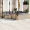 vidaXL Garden Sofa Set Set of 13 Beige, Light Grey