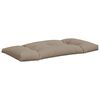 vidaXL Pallet Cushions 3 pcs Taupe Fabric