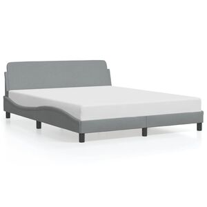 vidaXL Bed Frame Light grey