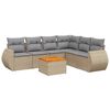 vidaXL Garden Sofa Set Beige