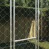 vidaXL Dog Cage Silver 400 x 200 x 256 cm Galvanised Steel