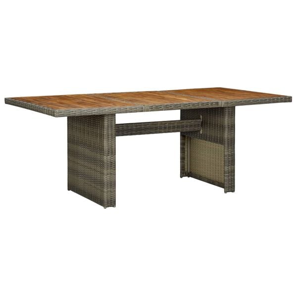 vidaXL Garden Table Brown