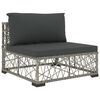 vidaXL Garden Lounge Set Grey